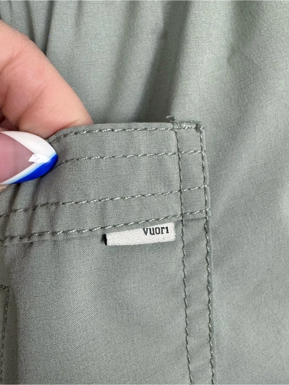 VUORI | Special Edition Patterned Waistband Drawstring Kore Shorts Men’s Size S